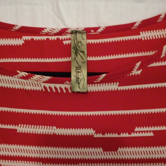 Whisper blouse - Red and White - Size S - Picture 3 of 4